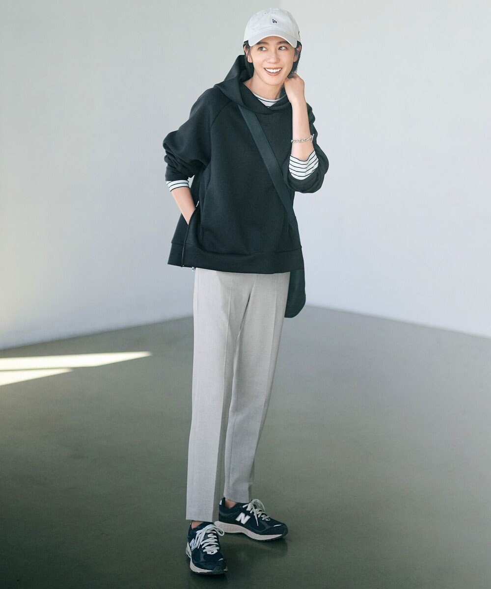 UNFILO 【WEB限定】BEAUTY FORM JERSEY サイドZIP フーディ 