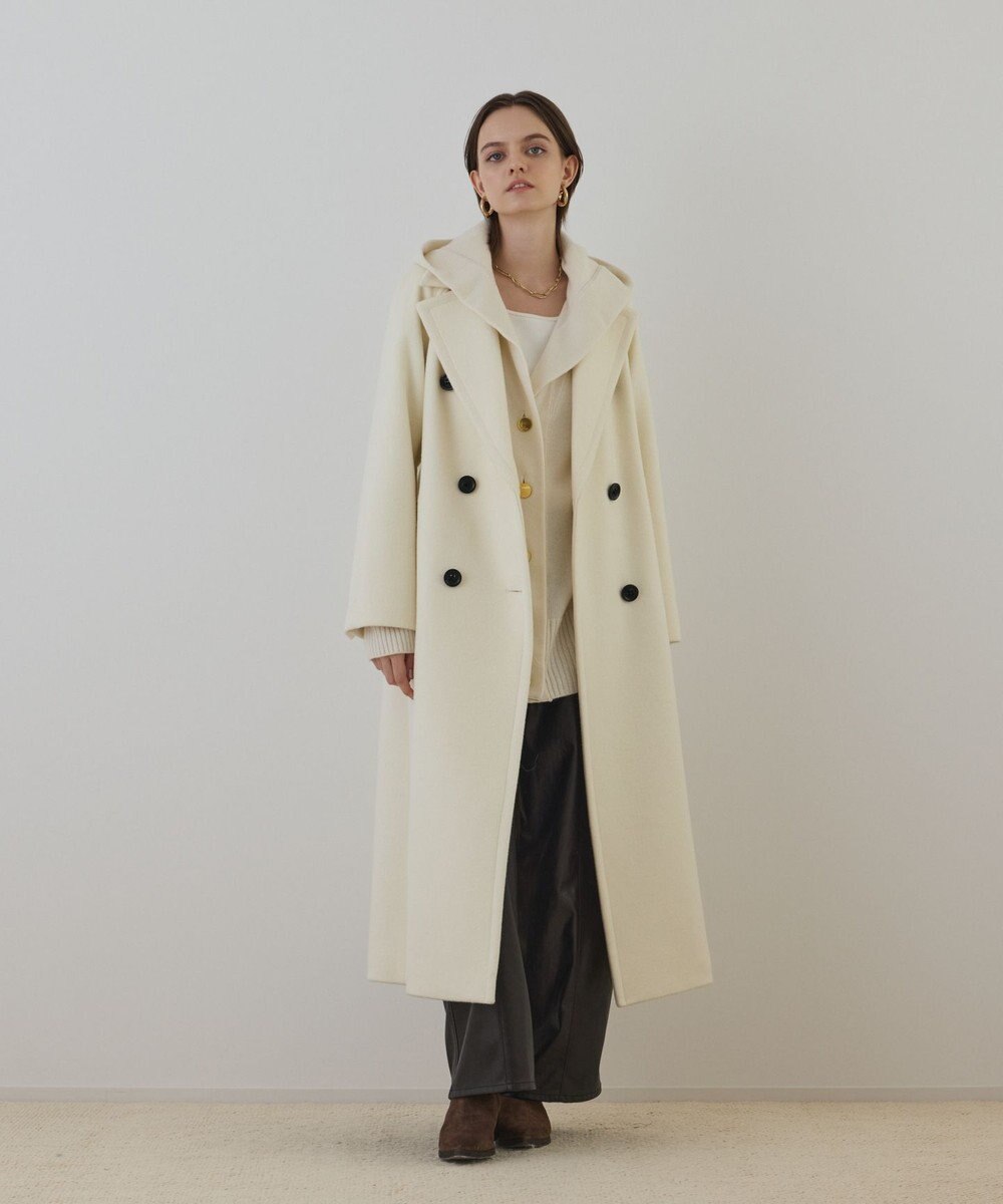 GRACE CONTINENTAL ショートビーバーロングコート 