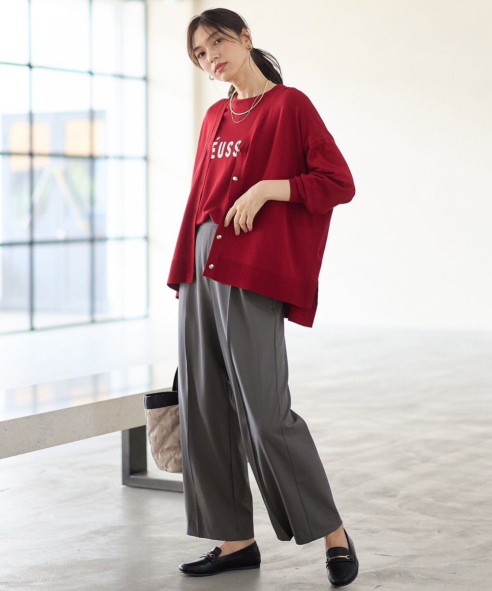 ANY ゆるＶネックカーディガン 