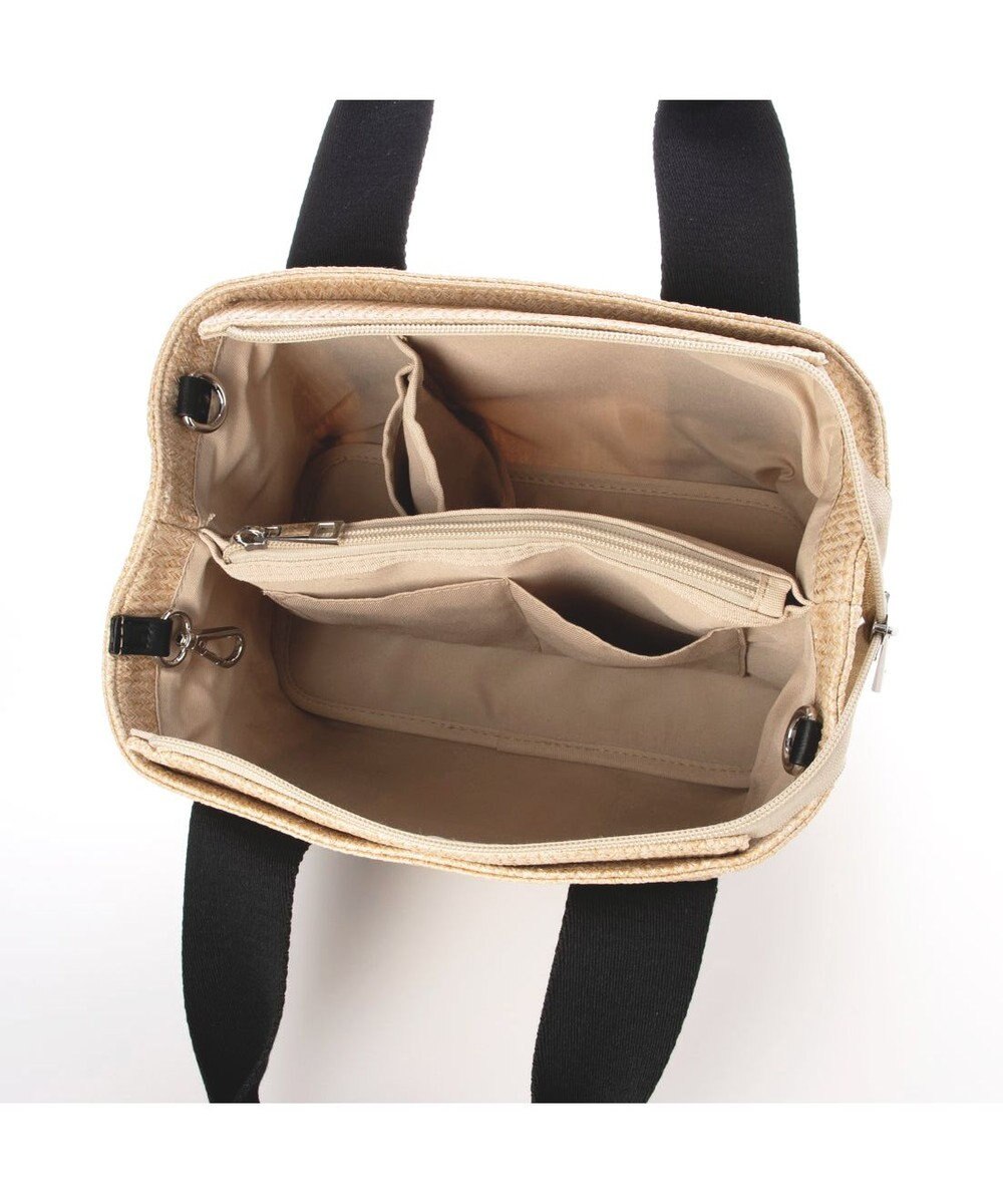 UNBILLION カシュカシュ cachecache / 雑材風テープハンドルパーテーショントート 