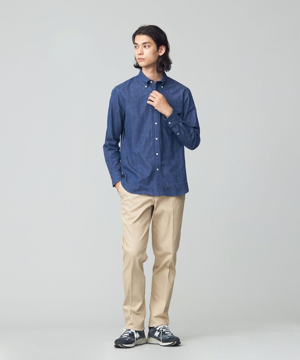 J.PRESS MEN パッチフラップ デニムシャツ /B.D. 