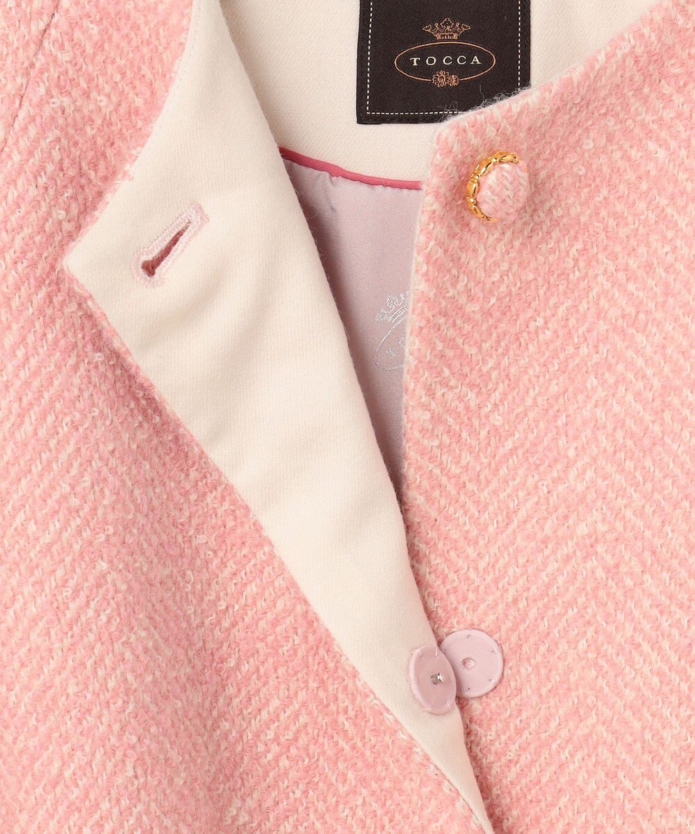 TOCCA 【消臭】SNOWBERRY POCKET TWEED ポンチョ 