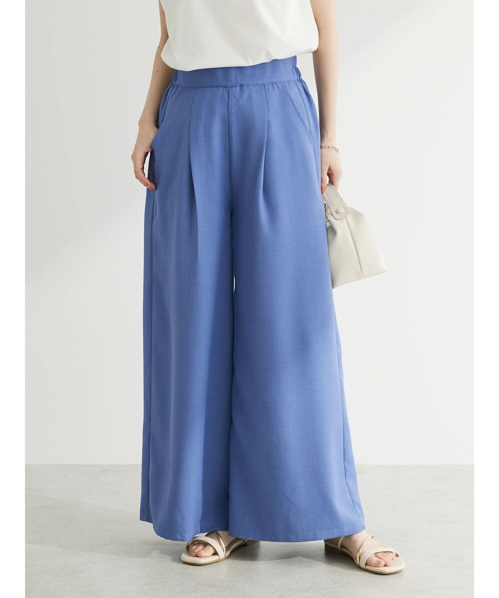 Green Parks ・ＥＬＥＮＣＡＲＥ　ＤＵＥ　リネンライクワイドパンツ 