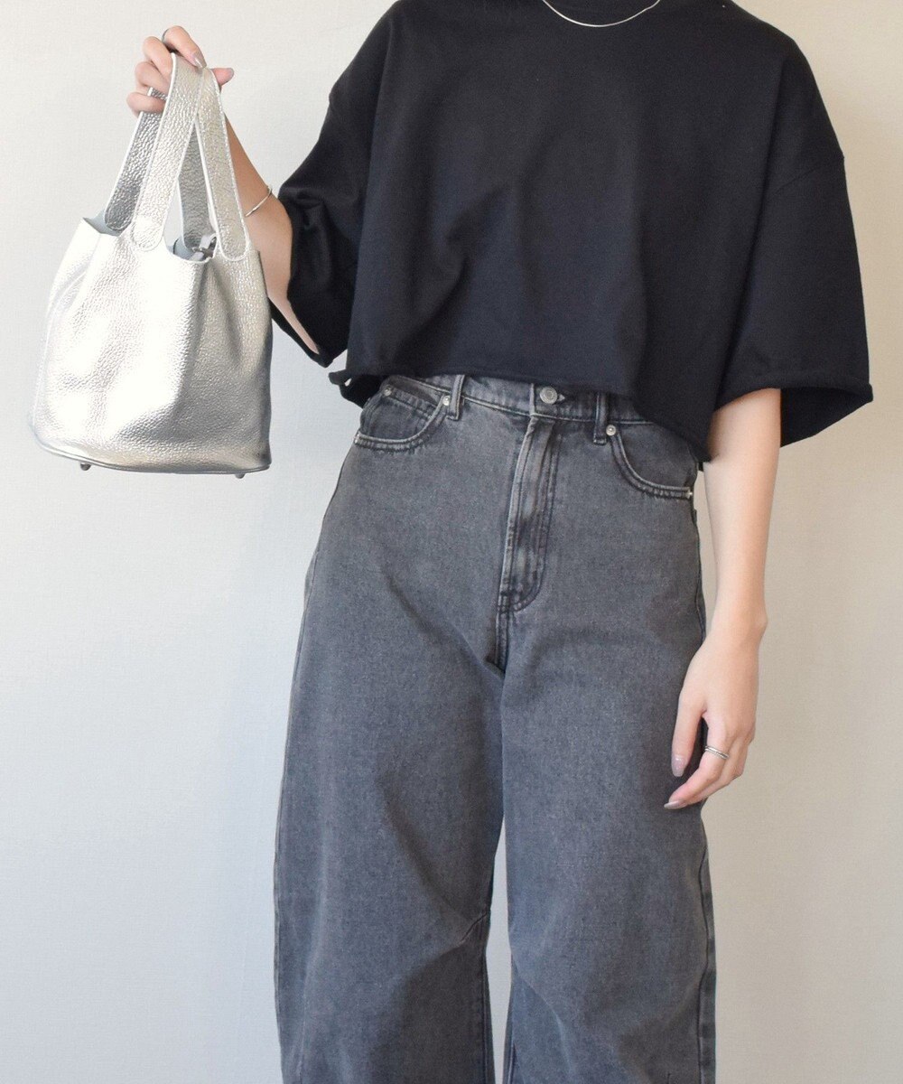 INTER-CHAUSSURES 【ANDREA CARDONE】メタリックレザーバケットバッグ 