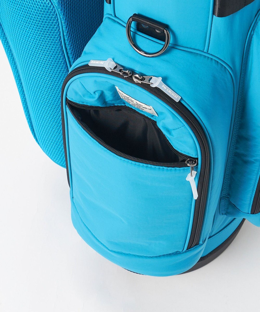 PW CIRCULUS 【UNISEX】デタッチャブル キャディバッグ シボ感のあるナイロンワッシャー素材 