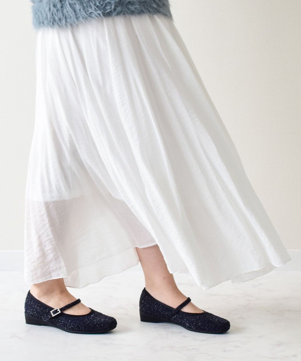 Bridget Birkin ＜3E＞【Bridget Birkin Walk】ビジューストラップコンフォートパンプス 