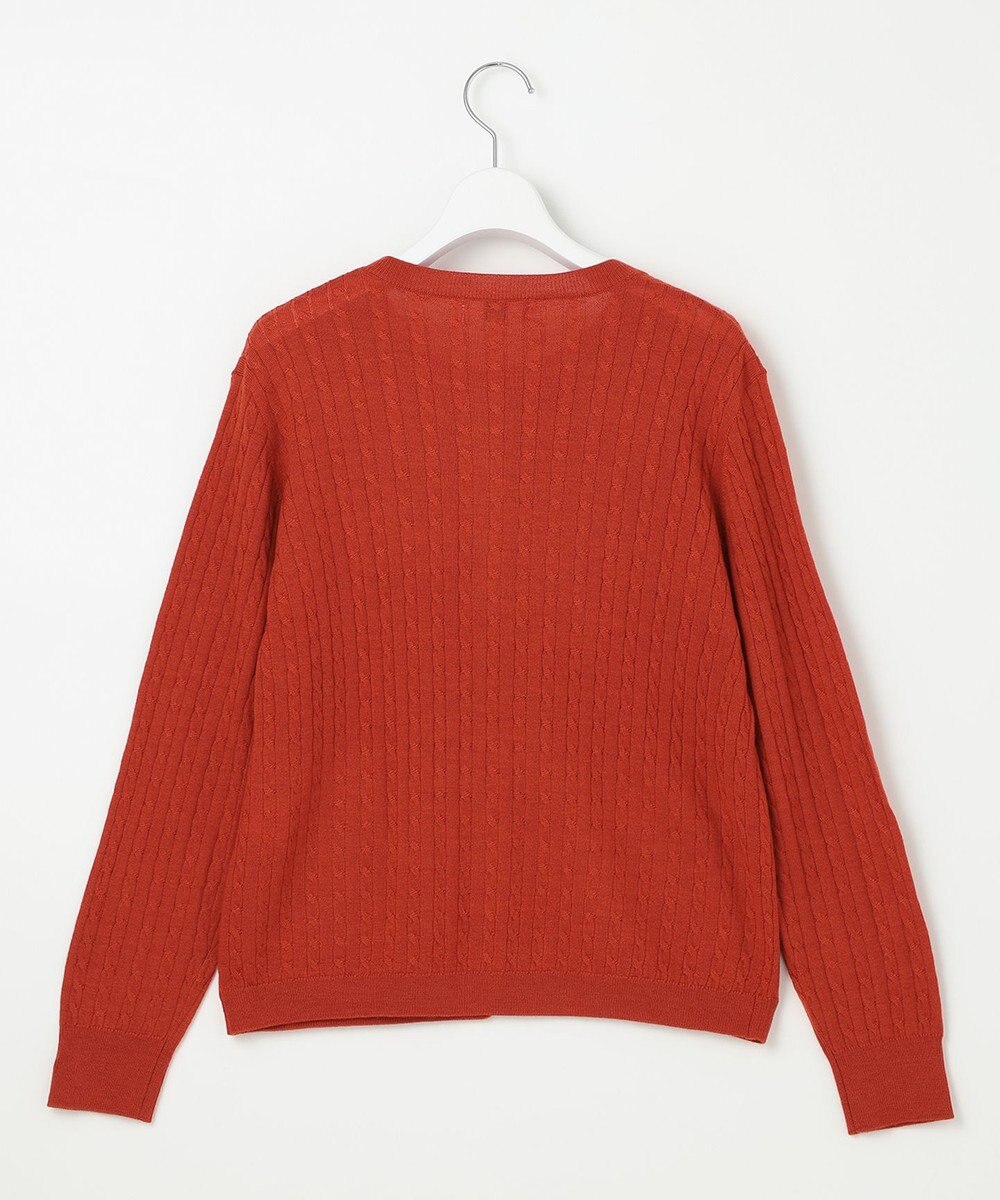 J.PRESS LADIES 【洗える】KNIT BASIC ミドル カーディガン 