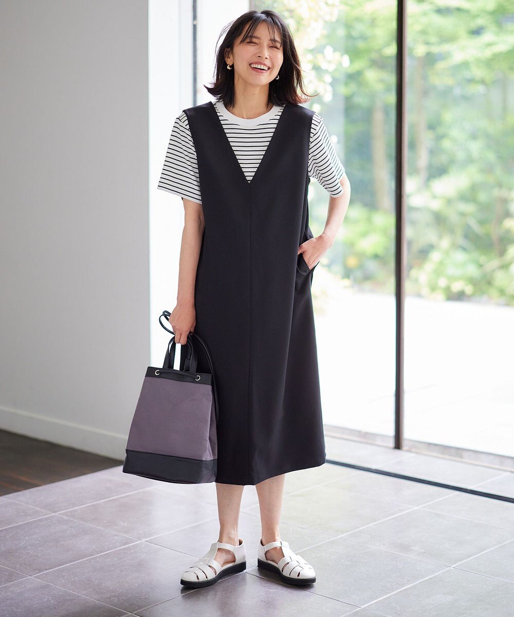 ANY 【接触冷感】クロップド丈半袖Tシャツ 