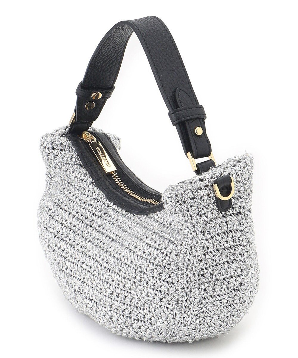 23区 VIOLAｄORO メタリック ミニ ショルダーバッグ 