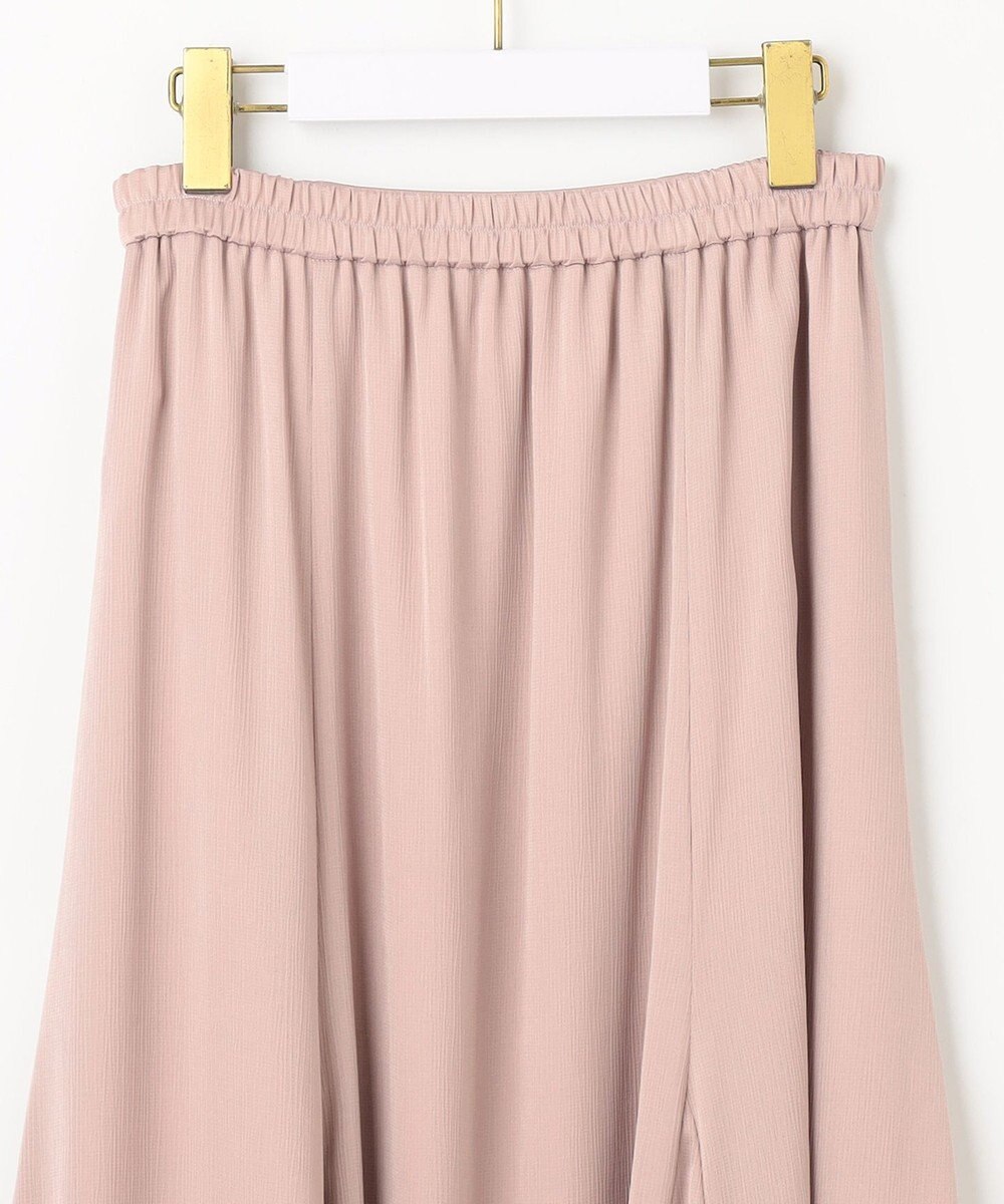 ANY SIS 【撥水】サテンナローフレア スカート 