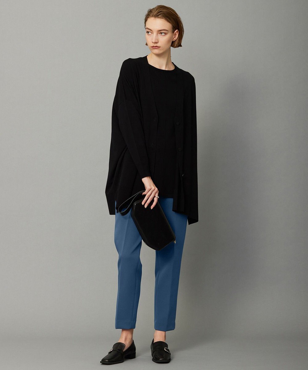 ICB 【洗える】ヴィスコースワイド Vネックカーディガン 