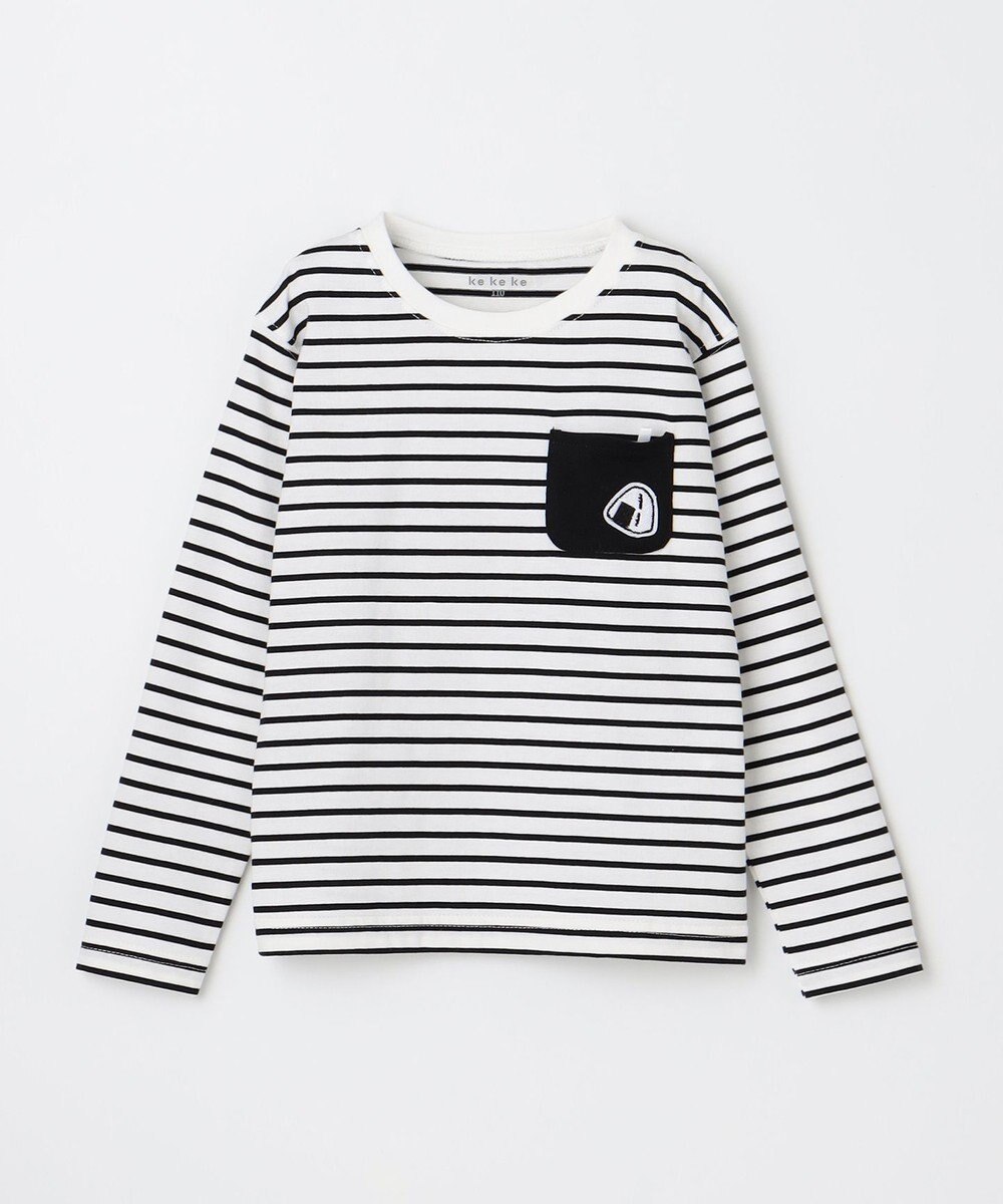 ANY KIDS 【ke ke ke】GOOD MORNING 長袖ボーダーＴシャツ 
