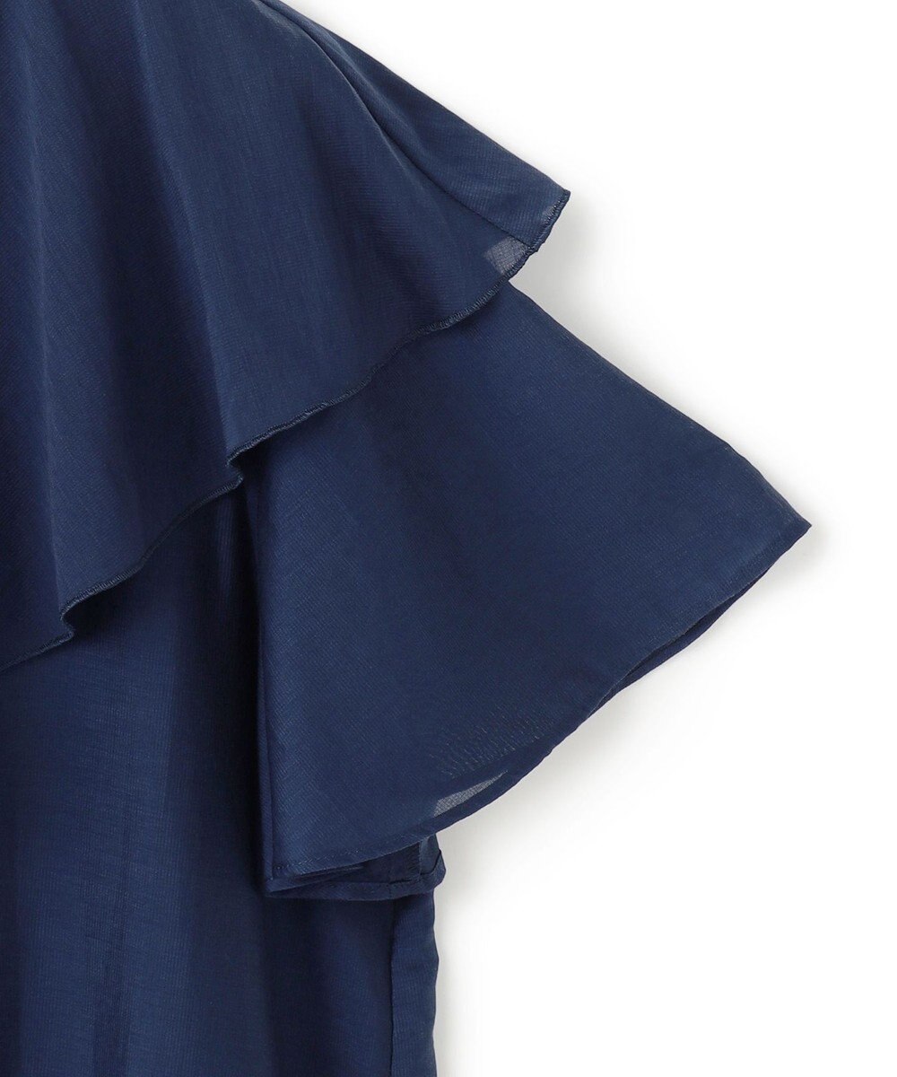 UNFILO ライトシアー ラッフルブラウス 