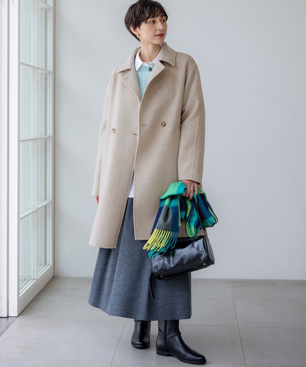 23区 L 【VERYベストアウター大賞「ロングアウター賞」受賞！/滝沢眞規子さん着用】 MANTECOPure リバー チェスターコート 