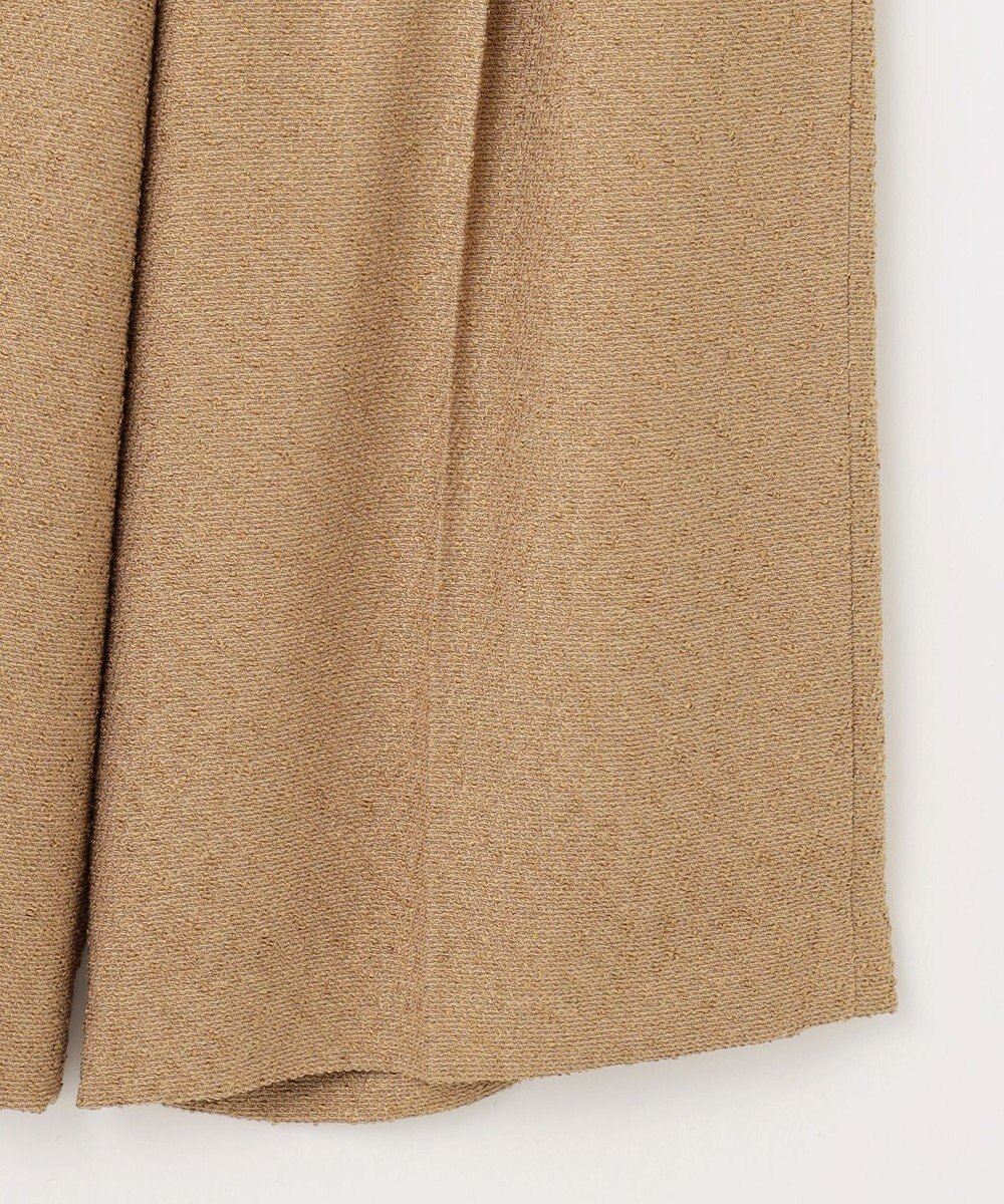 自由区 L 【17号サイズまで展開・SHIHOさん着用】ブライトリングツイード2タッククロップド パンツ 