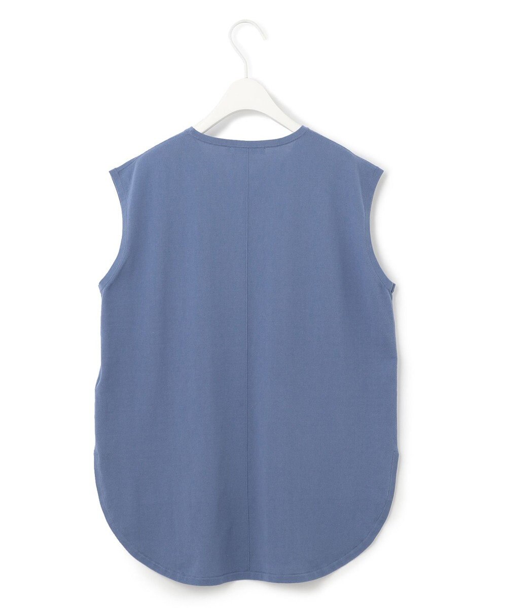 ICB L 【洗える】ガスコットンハイゲージ ノースリーブニット 