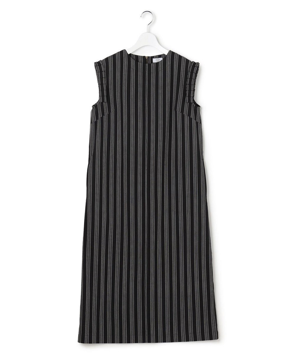 J.PRESS YORK STREET 【WOMEN】リネンストライプ ノースリーブ ワンピース 