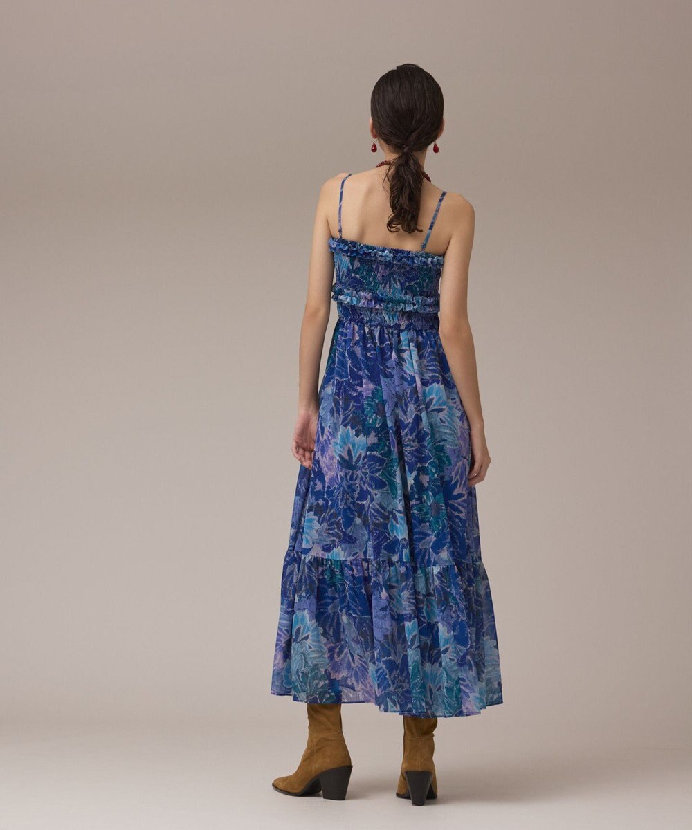 GRACE CONTINENTAL タイダイリーフプリントワンピース 