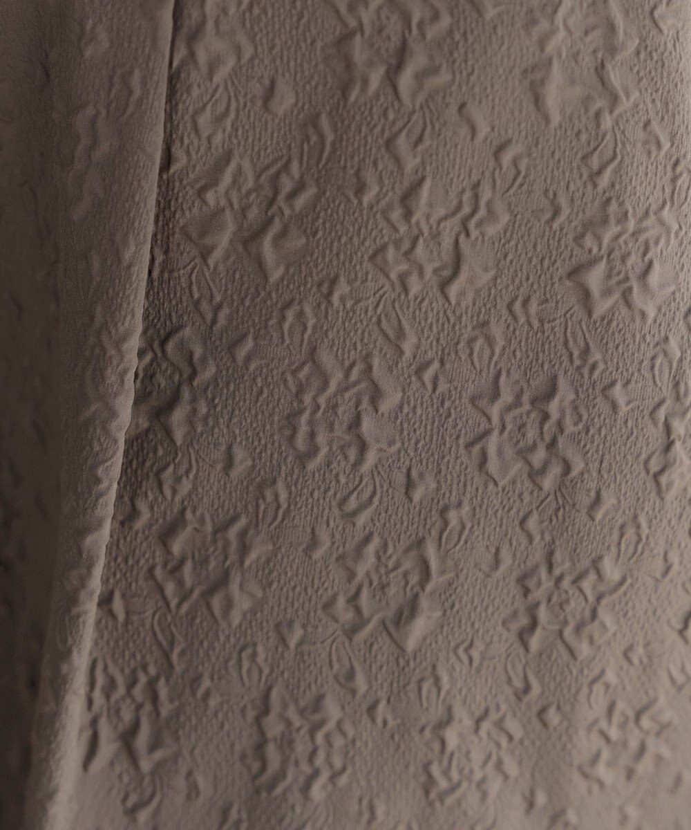 Tiaclasse 【洗える】ふくれジャガードタックフレアスカート 