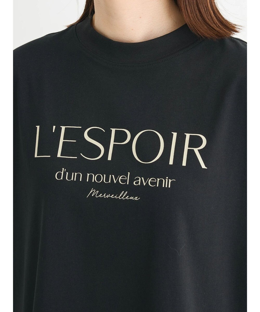 Green Parks 汗染み防止フレンチスリーブロゴＴシャツ 