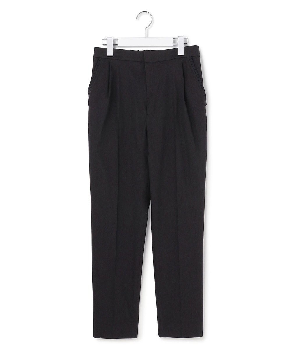 23区 【R(アール)】NALYAコンフォートリネン テーパードパンツ 