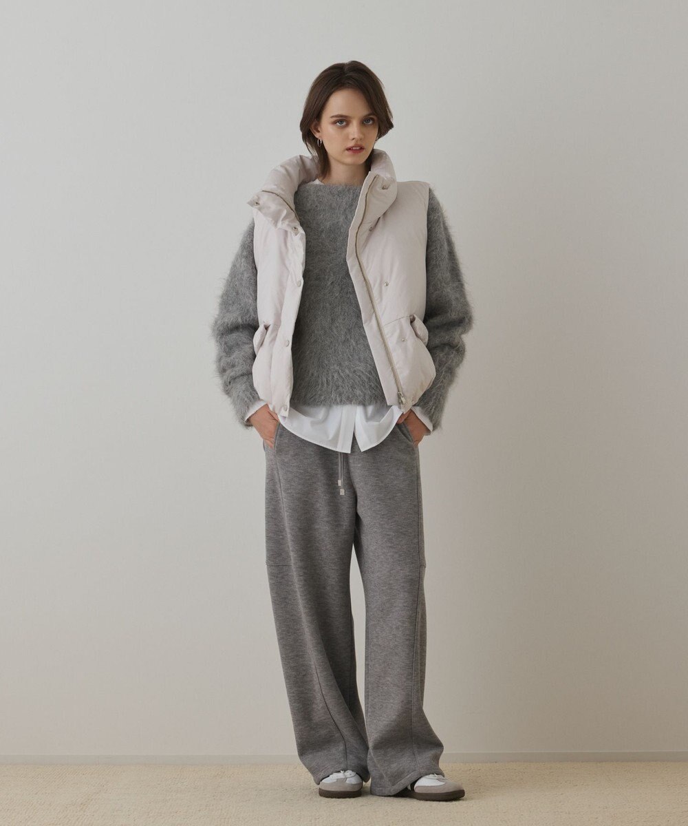 GRACE CONTINENTAL スタンドカラーダウンベスト 