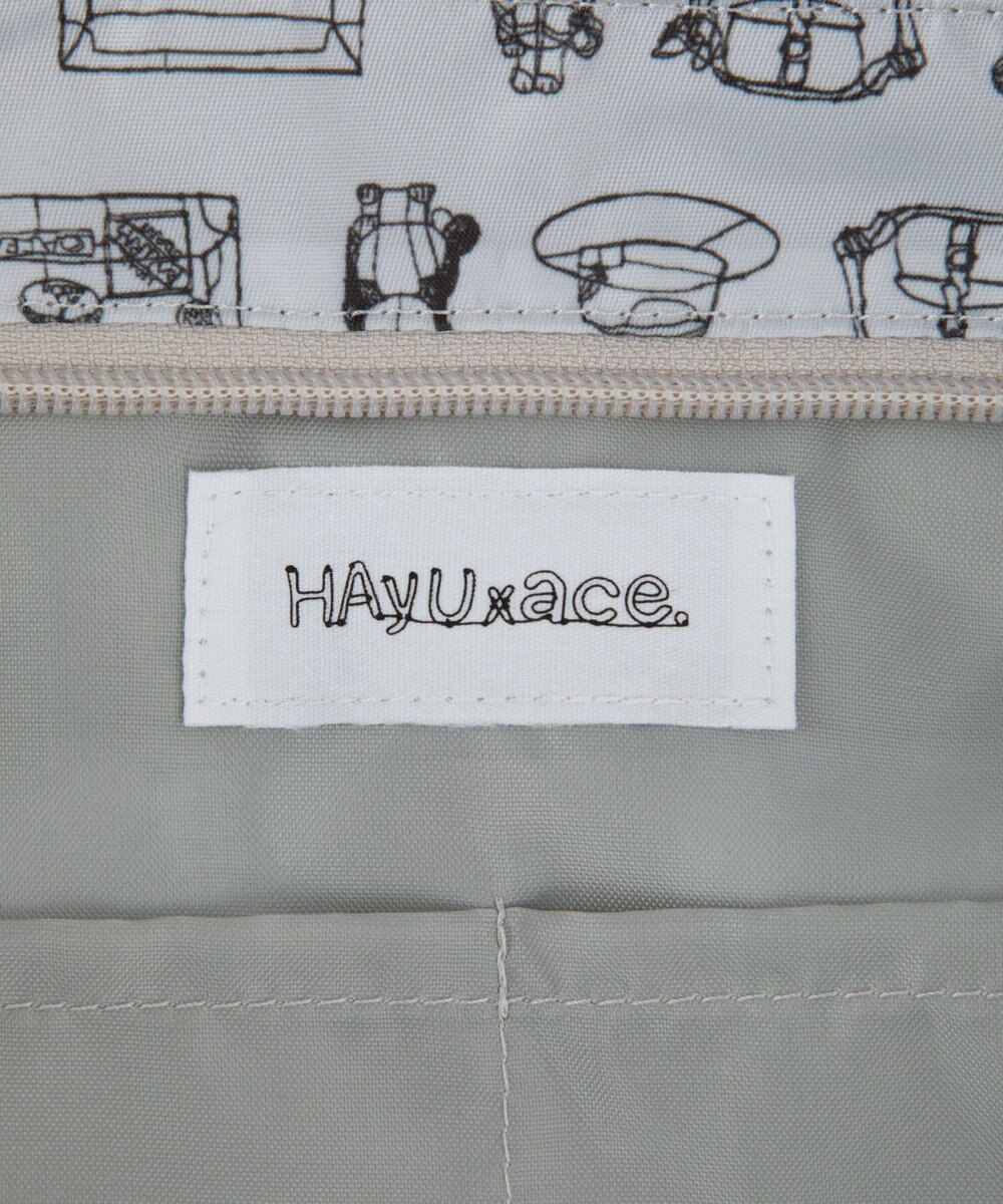 ACE BAGS & LUGGAGE HAyU × ace.  フォールディング 折り畳みトートバッグ 猫柄 30L 17862 