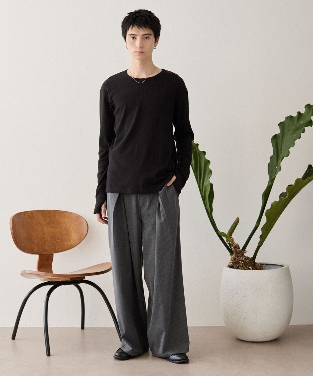 WEGO タイトフィットリブT（長袖） 