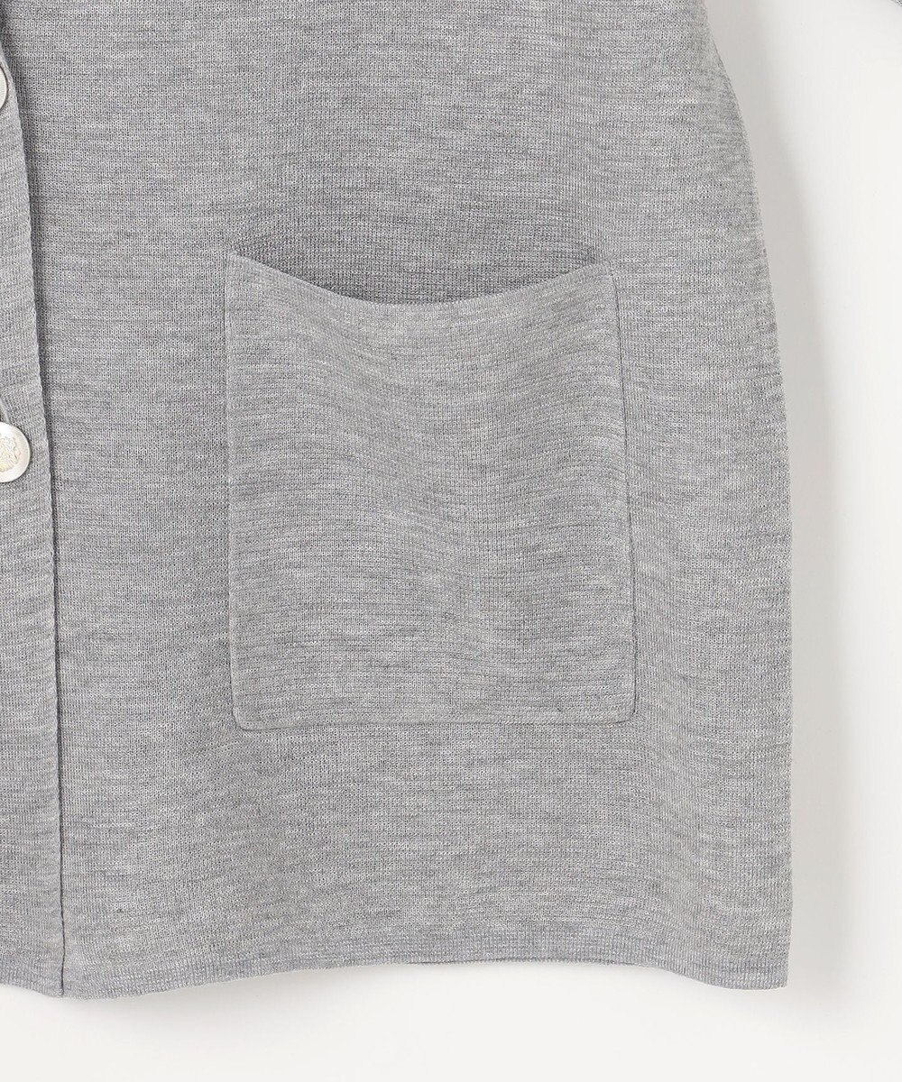 J.PRESS LADIES Vis/Peスパーク ハーフスリーブ ニットジャケット 