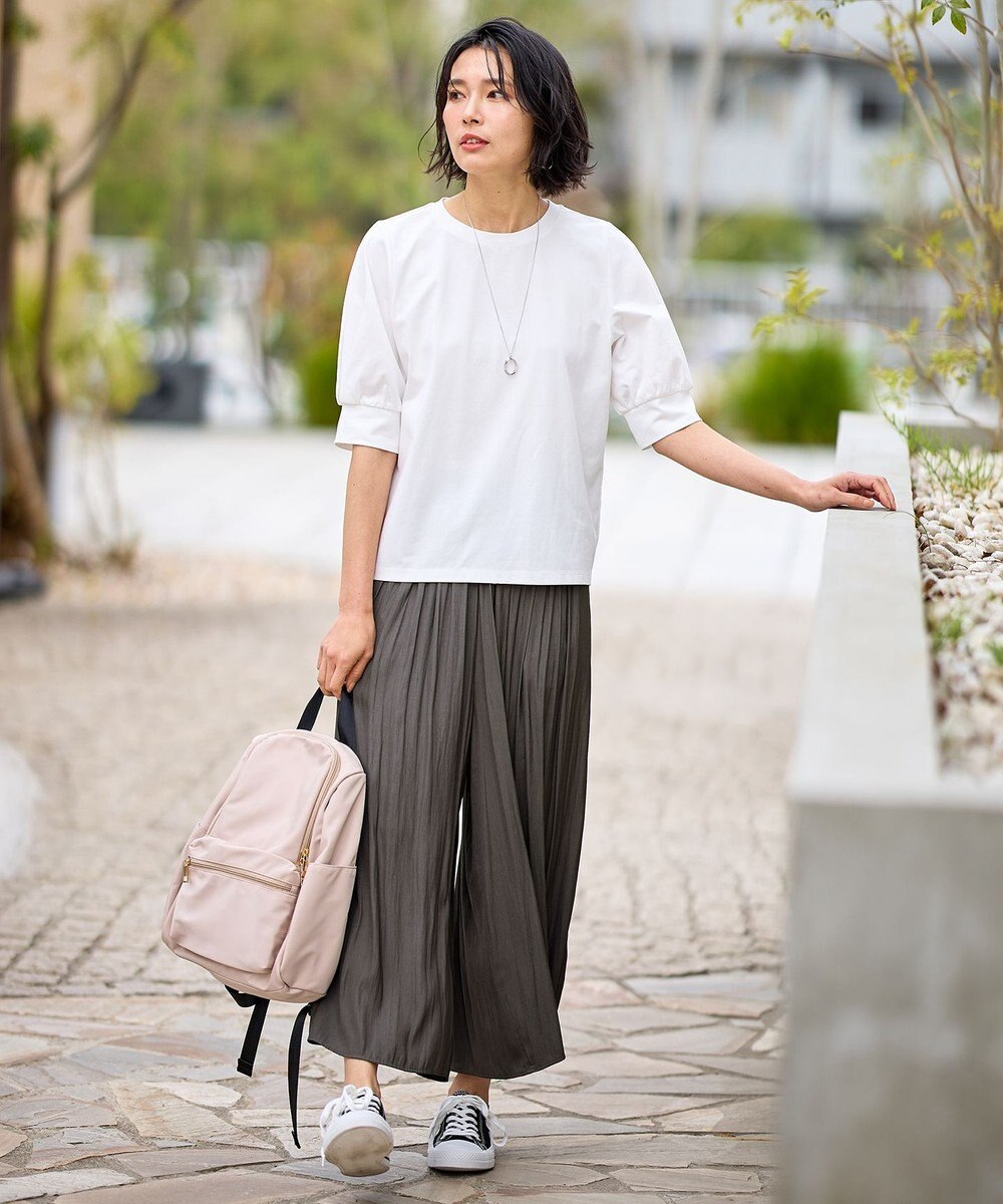 ANY 【洗濯機可】パフスリーブプルオーバー 