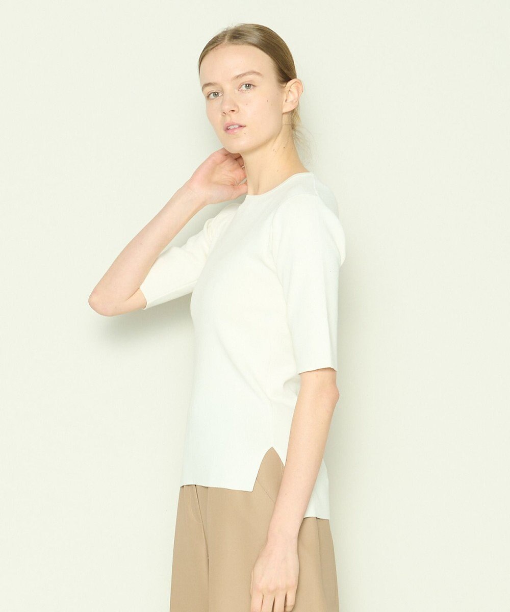 JOSEPH 【洗える】フィールコットン　ニットTEE 