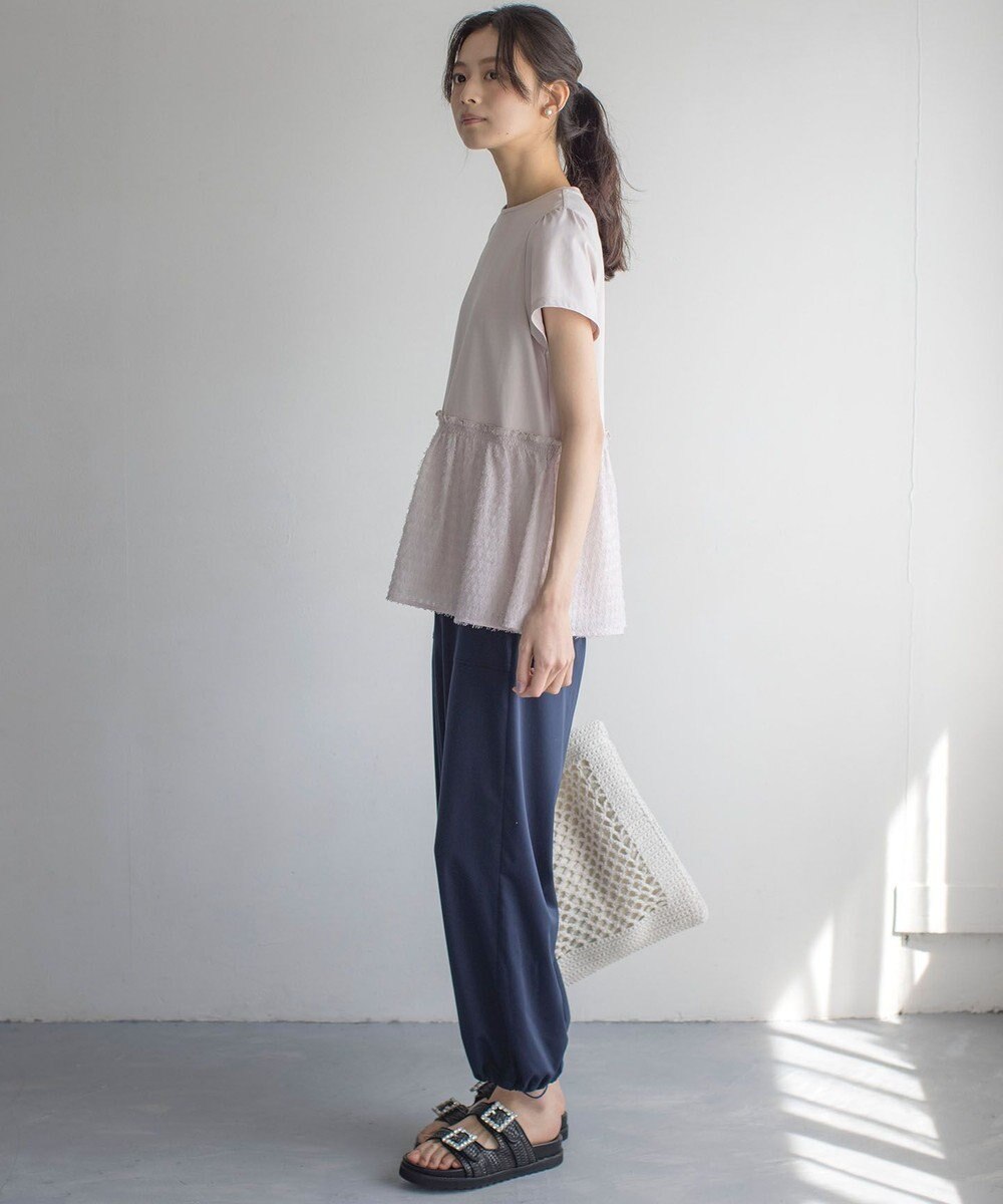 組曲 S 華感フレア カットソー 