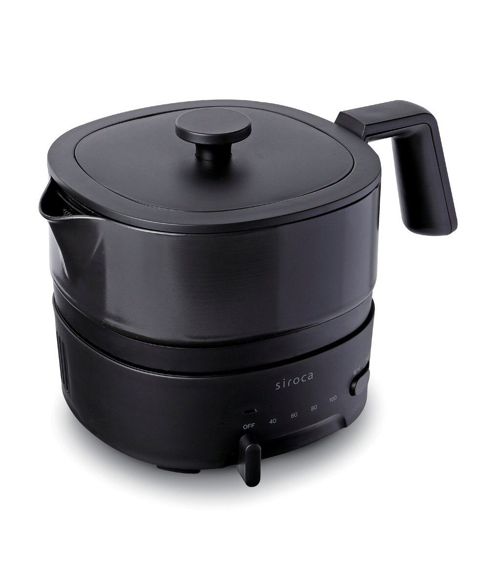 YAMATO テーブル＆キッチン 【siroca】おりょうりケトル ちょいなべ   ブラック  SK-M251K 