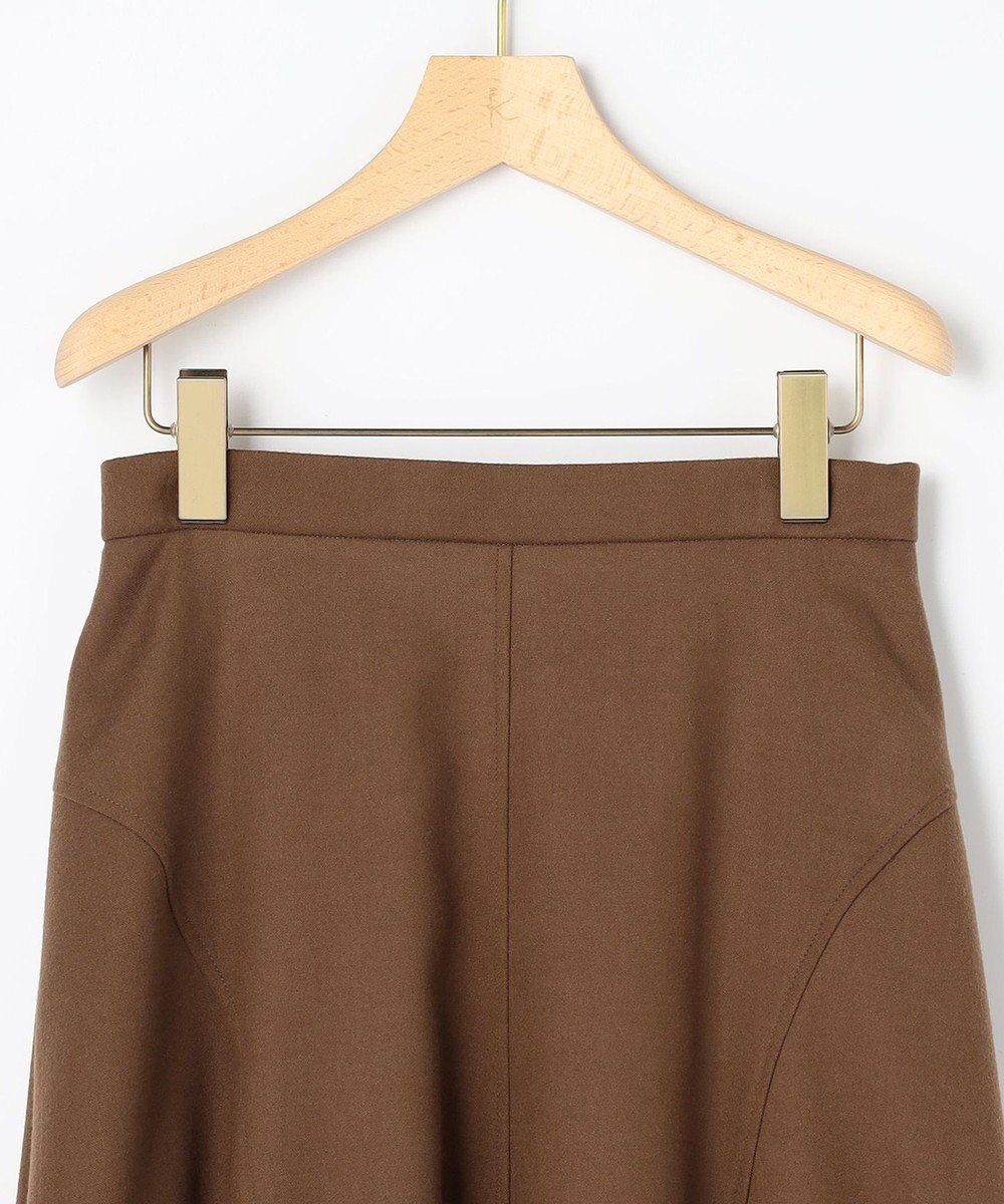 組曲 ツイル起毛フレア スカート 