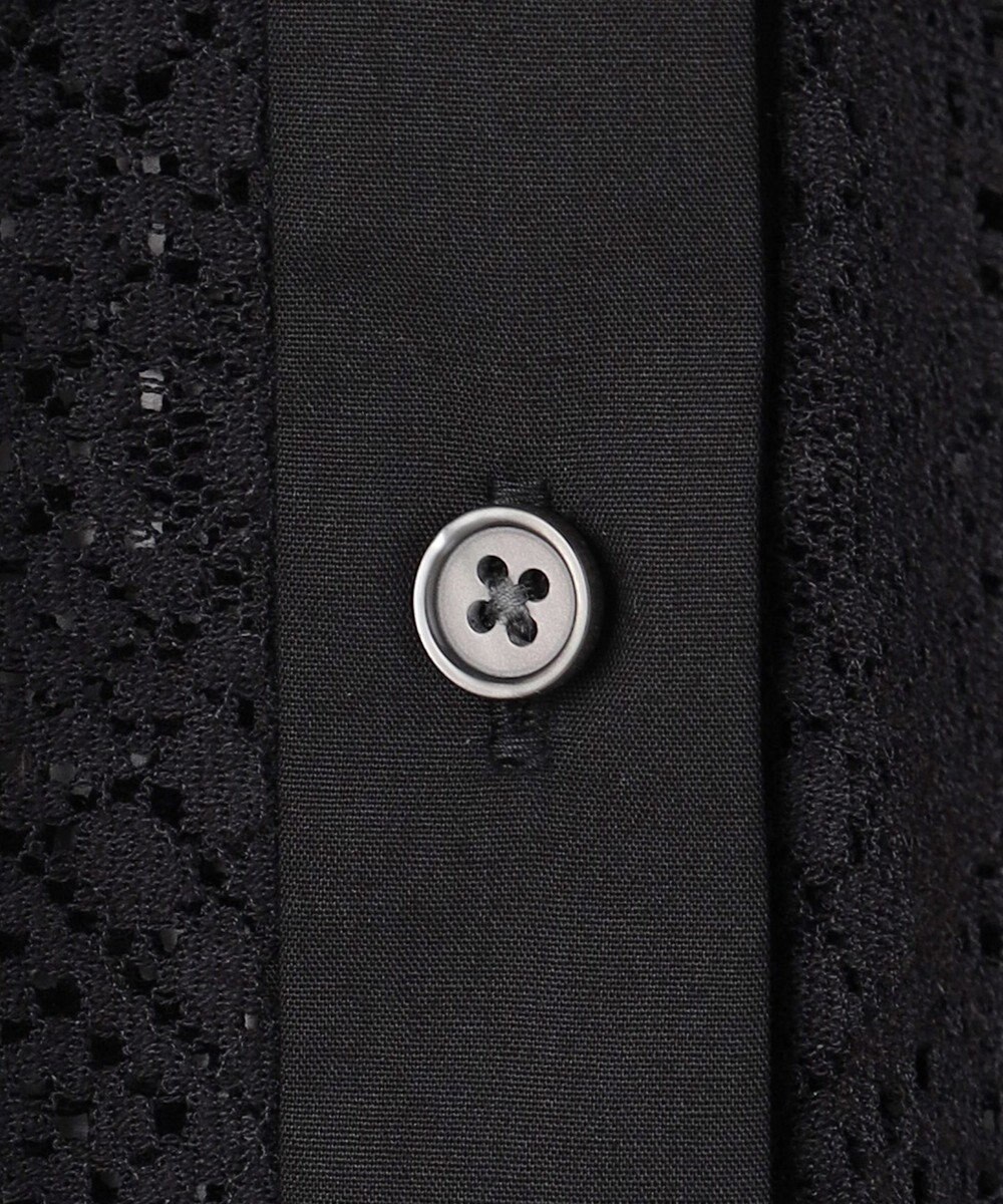 UNFILO ブロックレース バンドカラーシャツ 