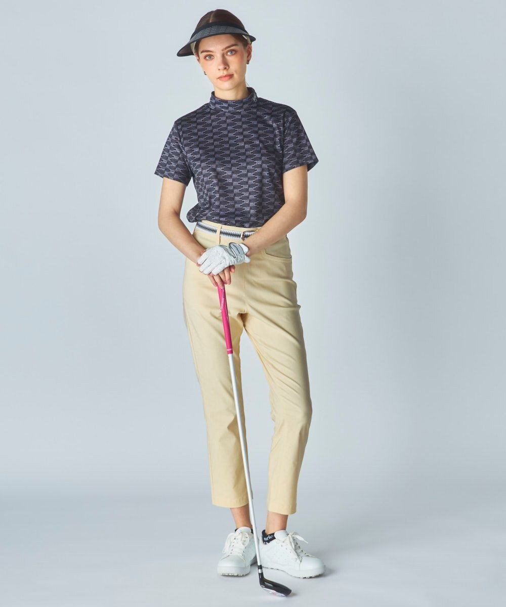 FILA GOLF／marie claire 【Marie claire sports】ロゴ柄モックネックシャツ 