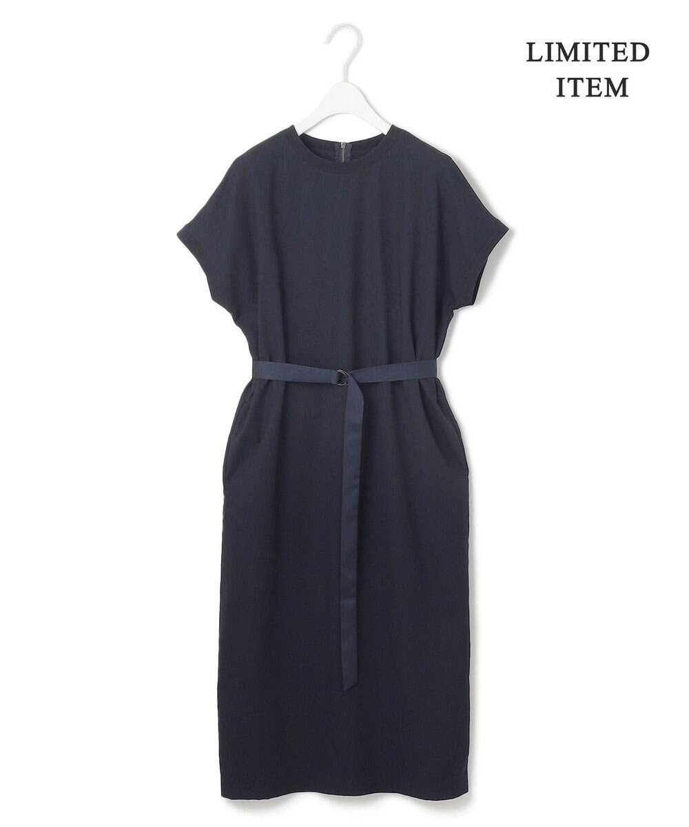 ICB L 【WEB限定・接触冷感・UVケア・速乾・防シワ・洗える】 FluidBackSatin  ワンピース 