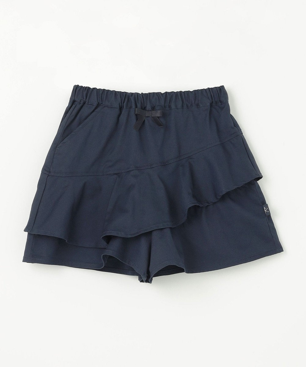 組曲 KIDS 【110-140㎝】アシンメトリーフリル キュロット 