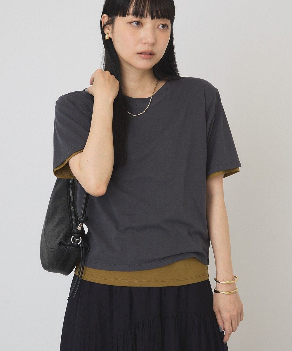 AMERICAN HOLIC 【2点セット】レイヤードシアーTシャツ 