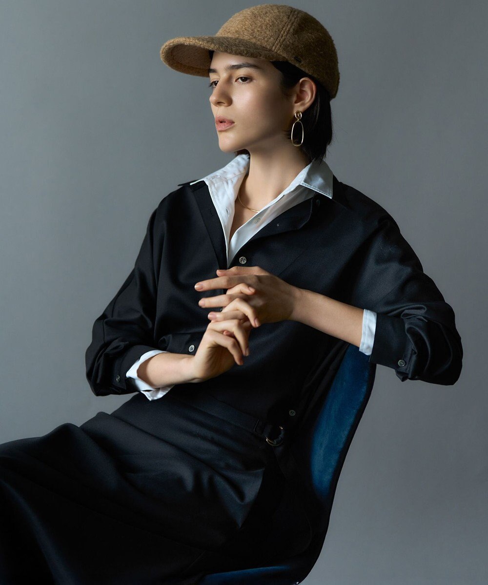 23区 S 【VERY10月号掲載】メリノウールサテン スカート 