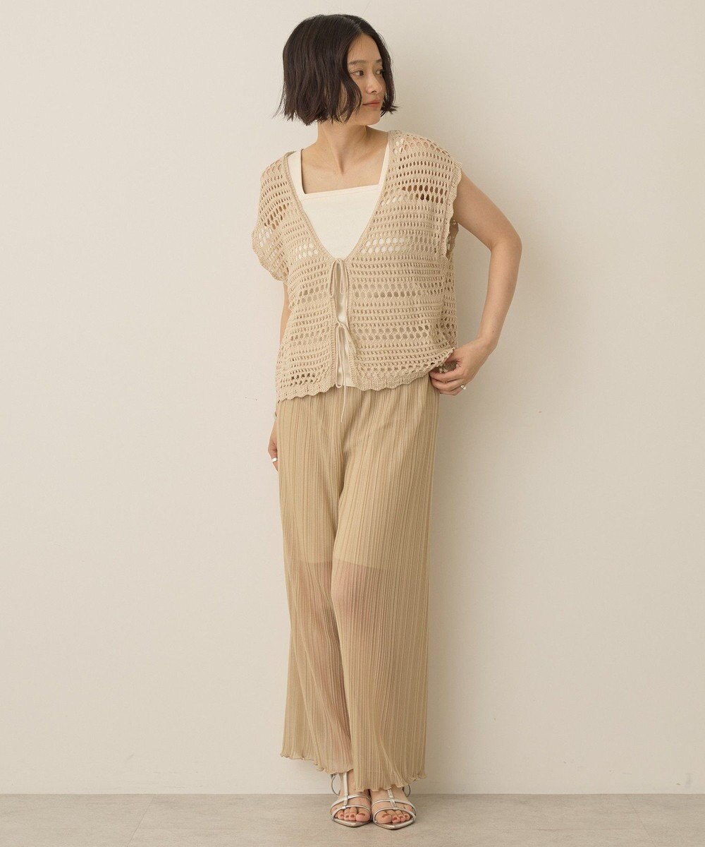 AMERICAN HOLIC ラメプリーツパンツ 