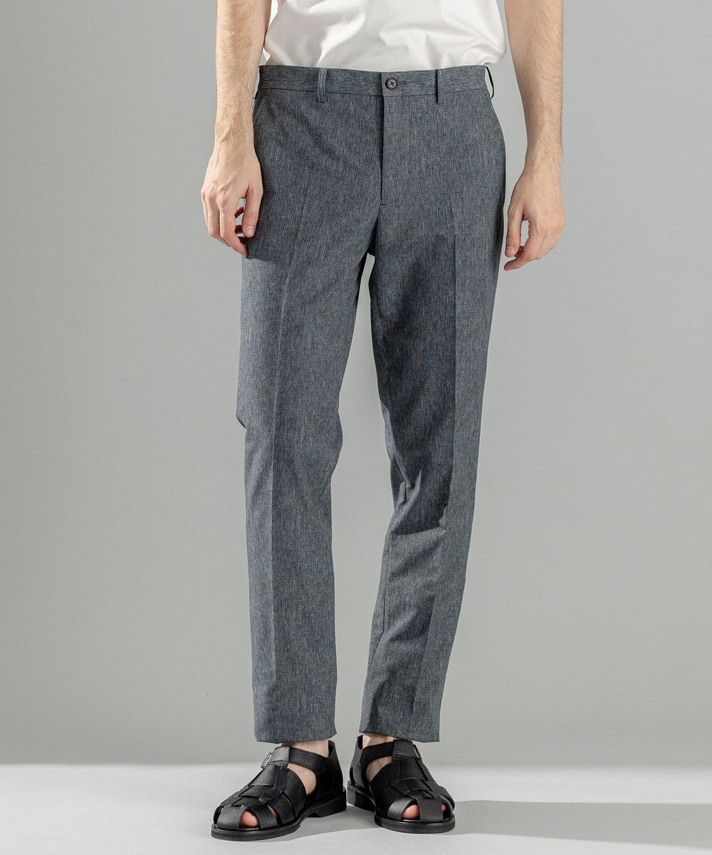 JOSEPH HOMME 新柄【洗える/ストレッチ/シワになりにくい/セットアップ対応可】クールドッツストレッチ テーパードパンツ / CITY 