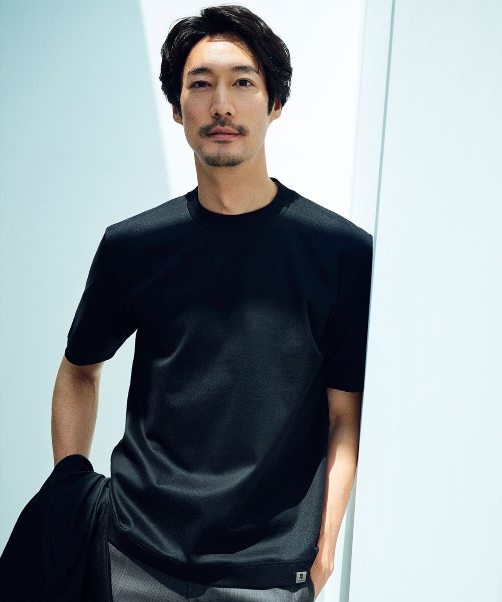 GOTAIRIKU クルーネック以上 モックネック未満【ジャケット専用】カバーネック ドレスTシャツ 