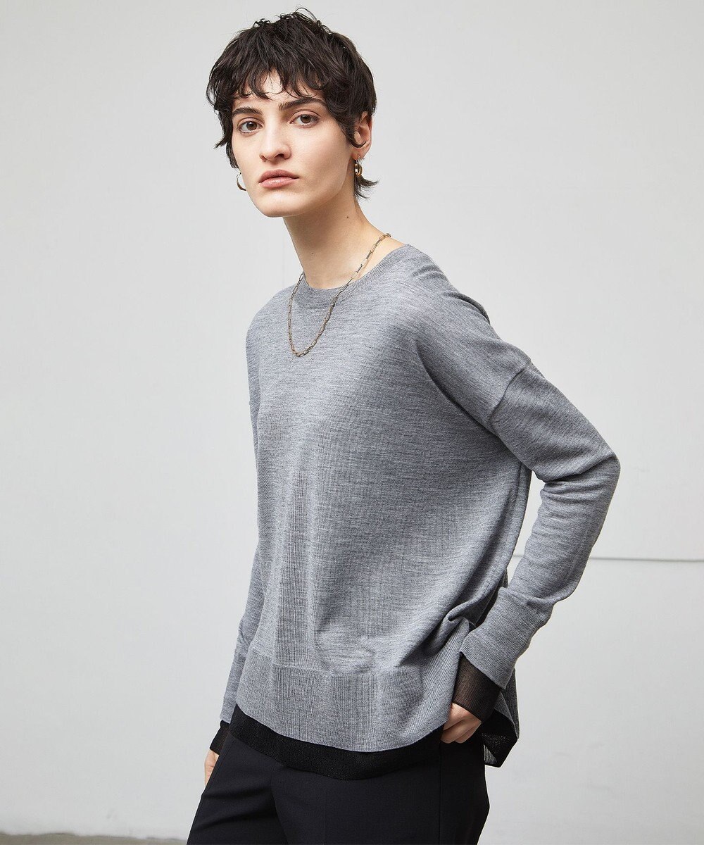 BEIGE， 【洗える】LA MONNAIE / クルーネックニット 