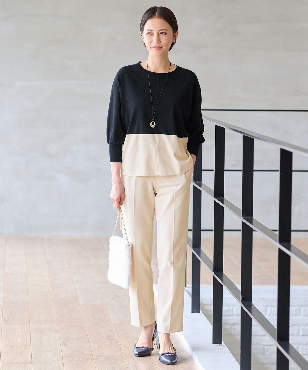 自由区 【WEB限定カラーあり・撥水加工】TRギャバテーパード パンツ 