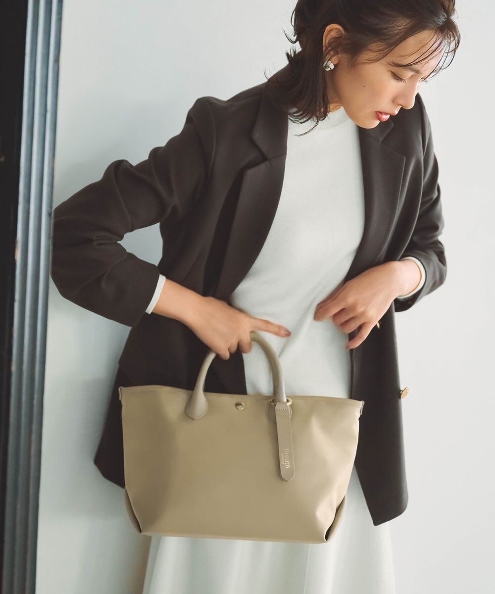 TOPKAPI 【Breath TOPKAPI】ナイロン レザーハンドル シンプル ミニ トートバッグ / 軽量 