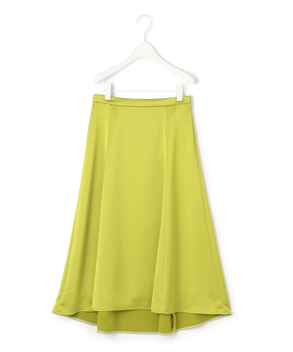 ICB 【洗える】 ヴィンテージヘビーサテン スカート 