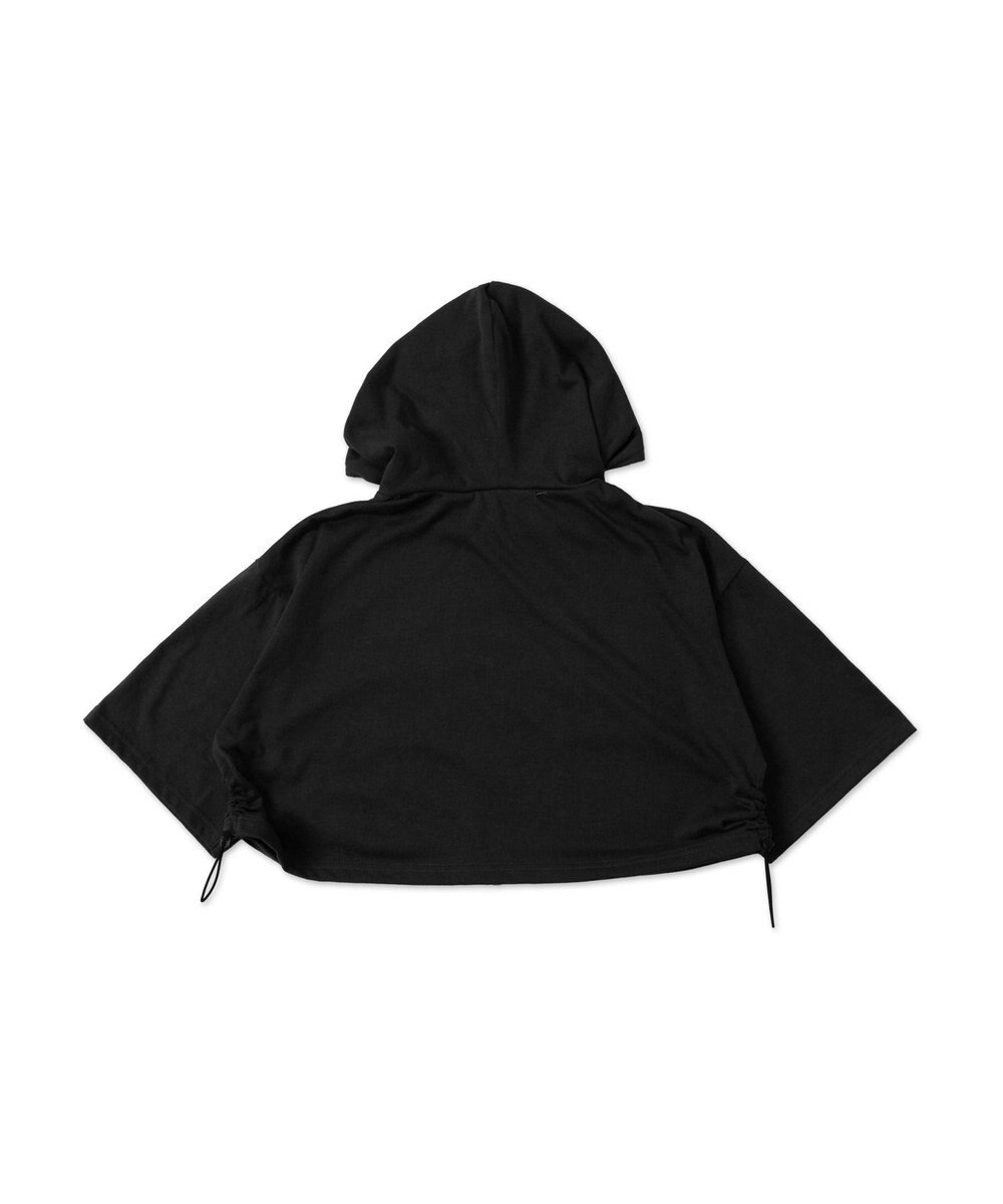 WEGO スターロゴ半袖ジップパーカー 