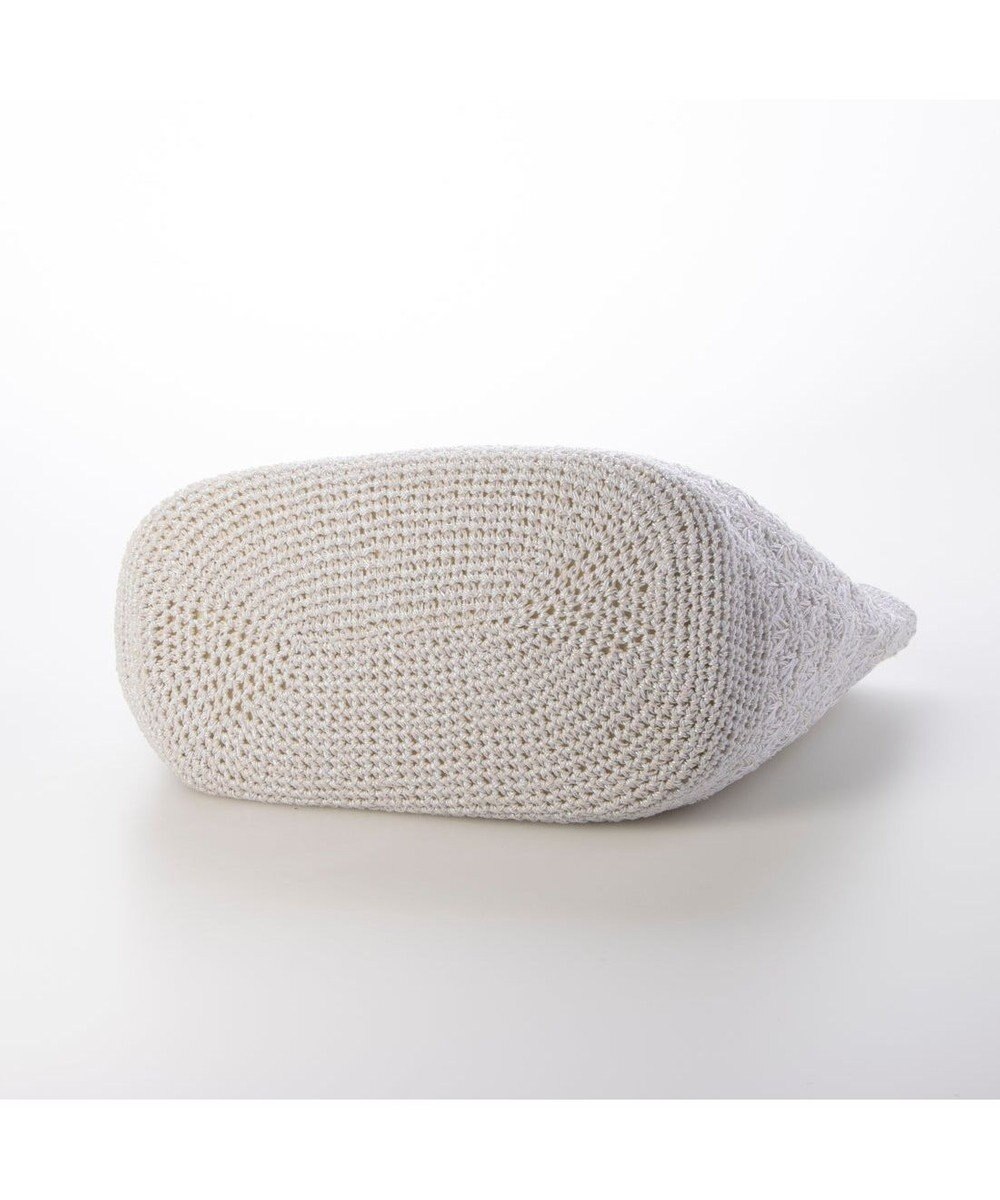 UNBILLION カシュカシュ cachecache / メタリックコード柄編みトートバッグ 