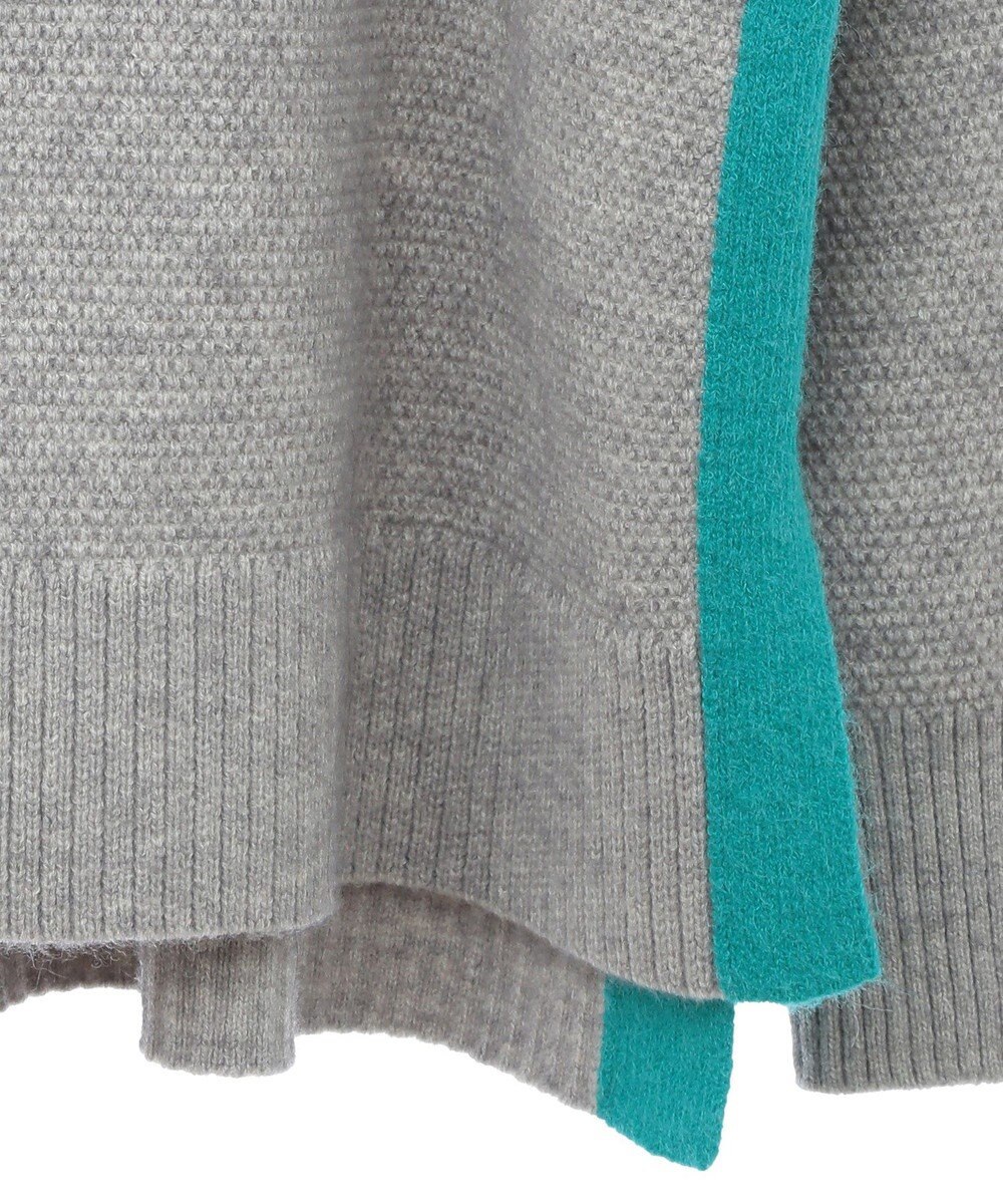 AMERICAN HOLIC 配色ニットポコポコプルオーバー 